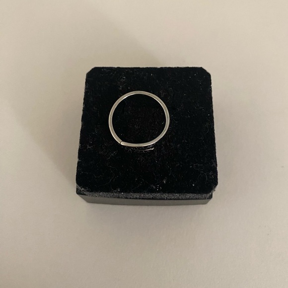 NWT Vintage “Faith Over Fear” Silver Adjustable Ring - Picture 5 of 7